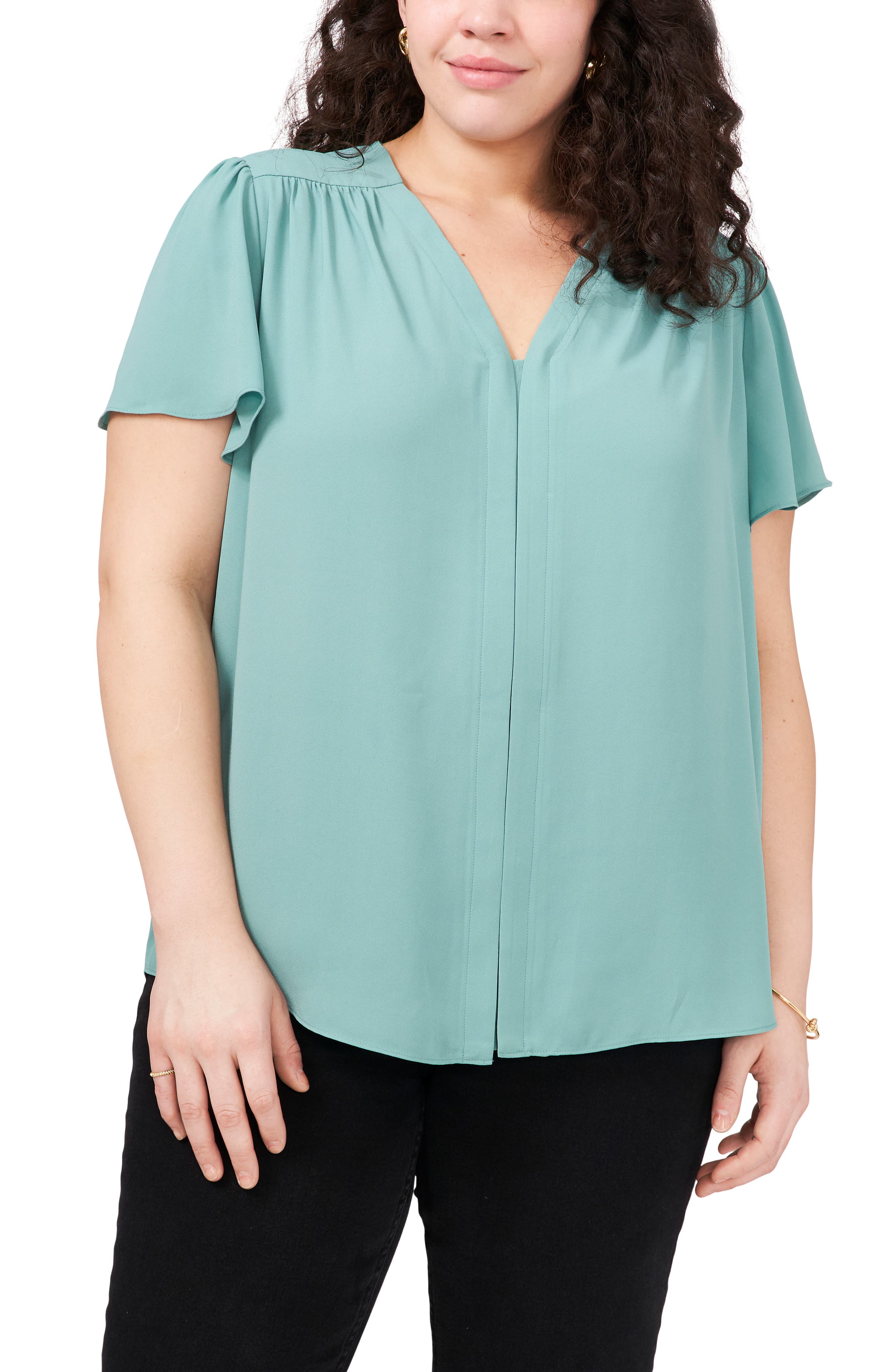 Ladies Womens Plus Size Turquoise Long  Pleated Top New UK 16 Blue New